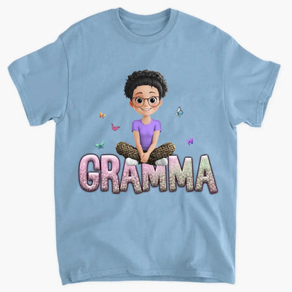 Personalized Gift For Grandma Mom Custom Kids Name Shirt/Hoodie/Sweatshirt  Ezcustomize