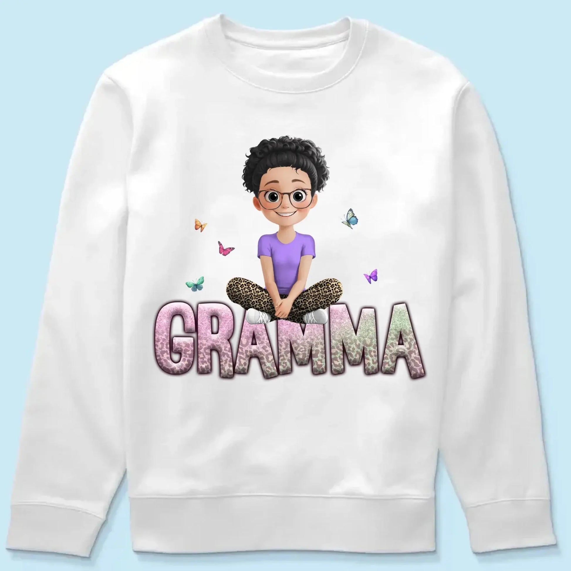 Personalized Gift For Grandma Mom Custom Kids Name Shirt/Hoodie/Sweatshirt  Ezcustomize