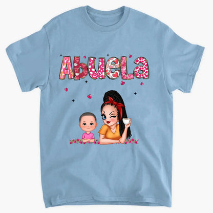 Personalized Gift For Grandma Mom Custom Kids Name Shirt  Ezcustomize