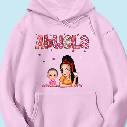 Personalized Gift For Grandma Mom Custom Kids Name Shirt  Ezcustomize