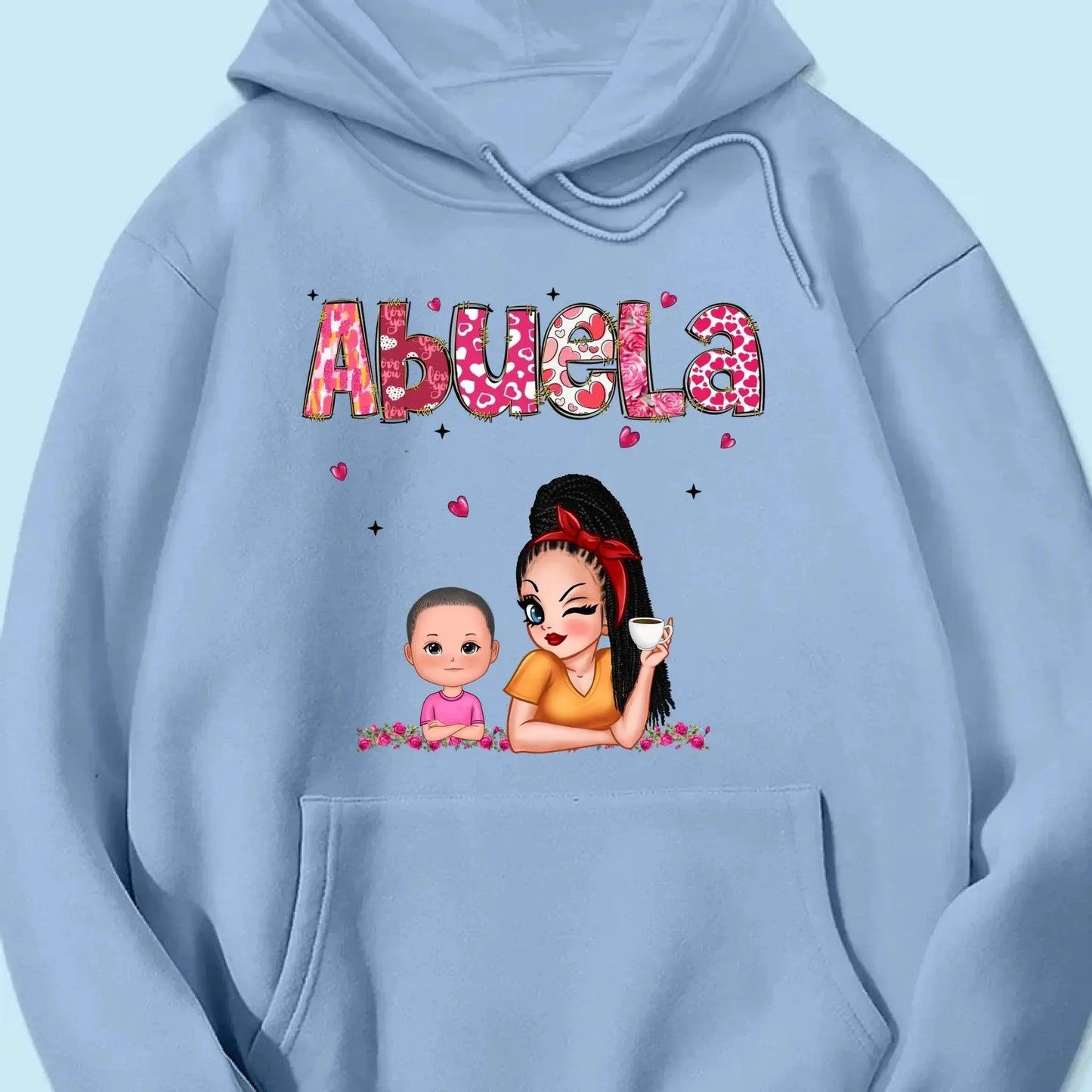Personalized Gift For Grandma Mom Custom Kids Name Shirt  Ezcustomize