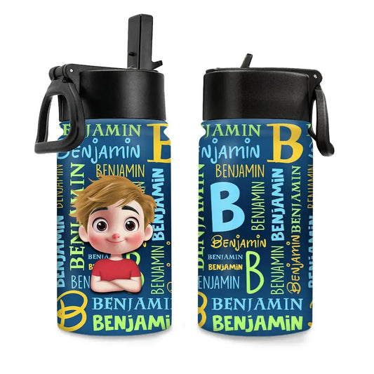 Personalized Gift For Kids Custom Name Kids Water Bottle  Ezcustomize