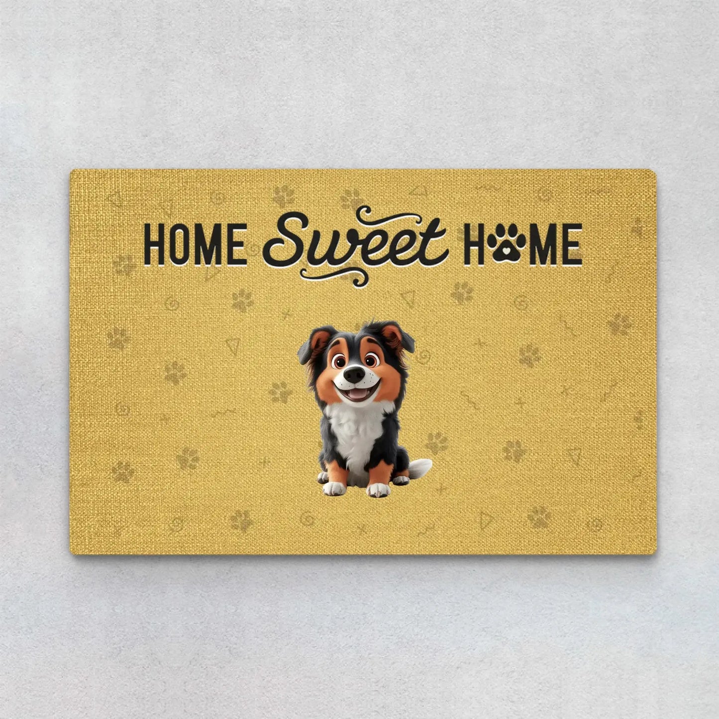 Personalized Gifts for Dog Lovers, Cat Lovers - Home Sweet Home Doormat  Ezcustomize