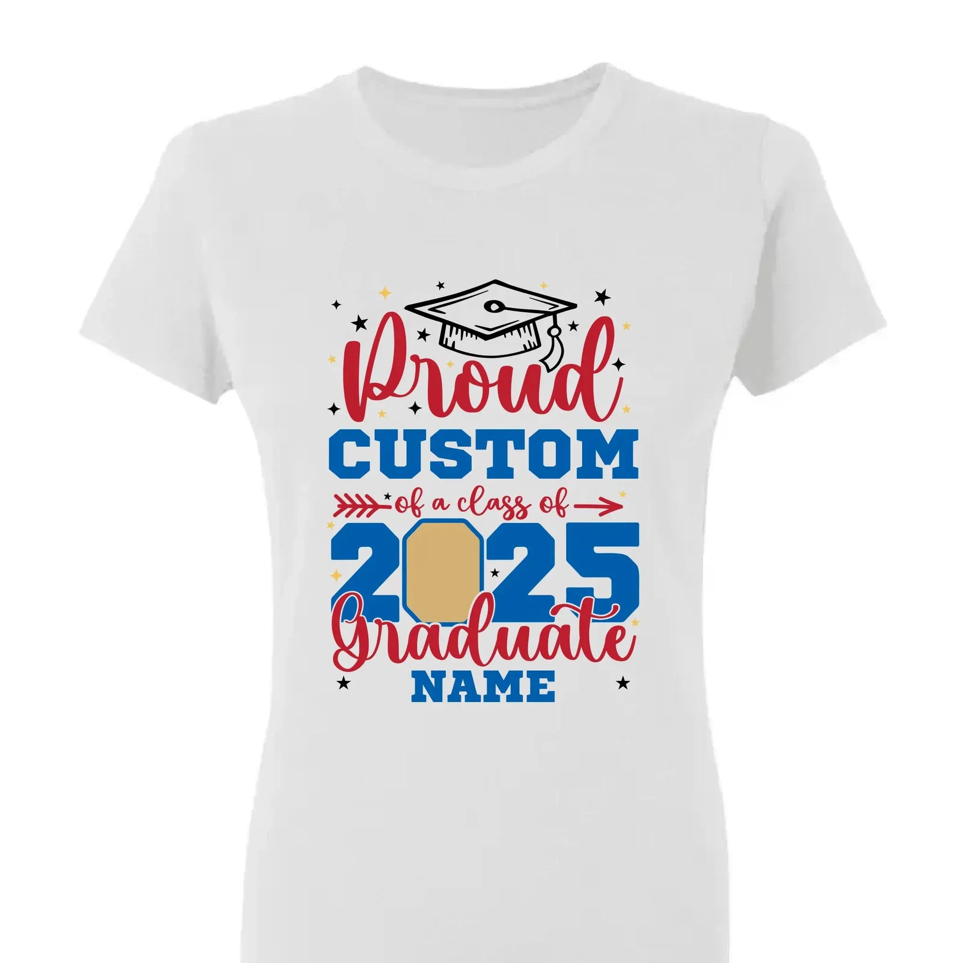 Personalized Graduation Shirt – Proud Family of a Class of 2025 with Custom Photo  Ezcustomize