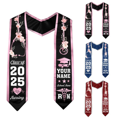 Personalized Graduation Stole – Custom Name, School & Year  Ezcustomize