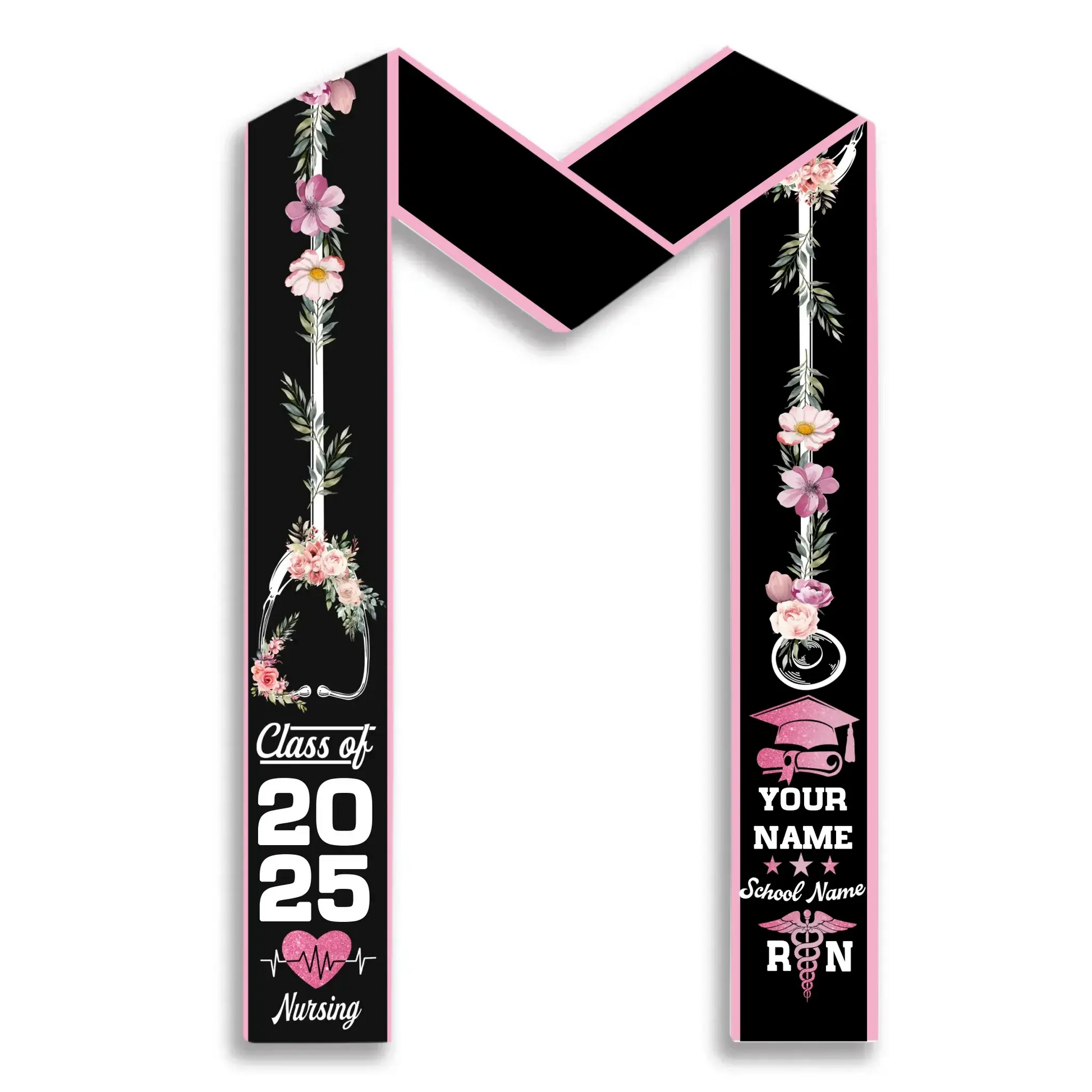 Personalized Graduation Stole – Custom Name, School & Year  Ezcustomize