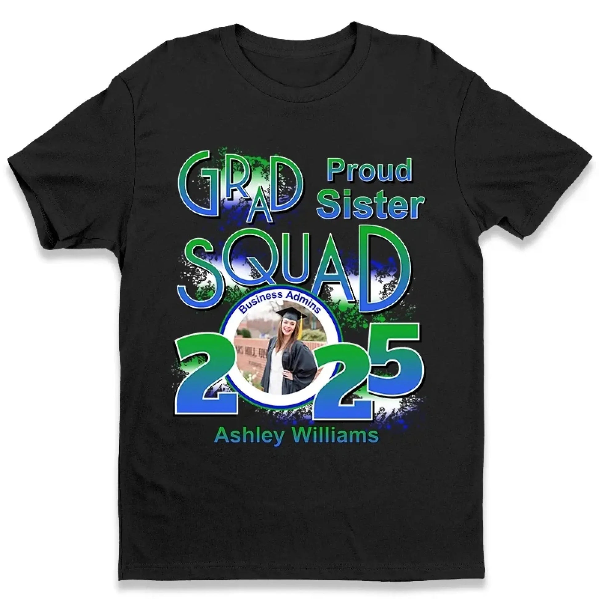 Personalized Graduation T-Shirt - Custom Name & Photo - Proud Mom, Dad, Family - Class of 2025  Ezcustomize