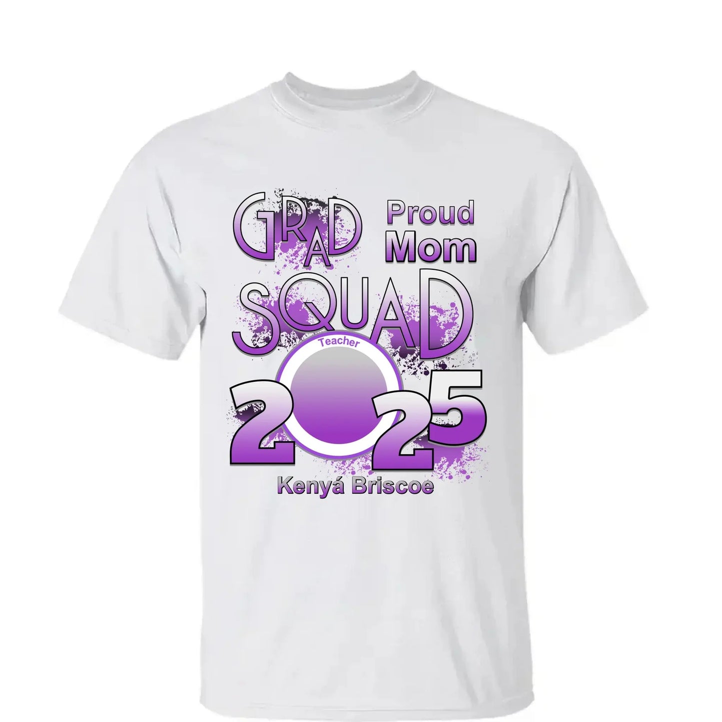 Personalized Graduation T-Shirt - Custom Name & Photo - Proud Mom, Dad, Family - Class of 2025  Ezcustomize