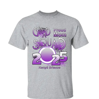 Personalized Graduation T-Shirt - Custom Name & Photo - Proud Mom, Dad, Family - Class of 2025  Ezcustomize