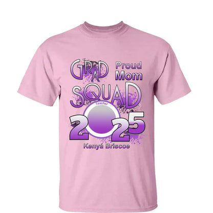 Personalized Graduation T-Shirt - Custom Name & Photo - Proud Mom, Dad, Family - Class of 2025  Ezcustomize