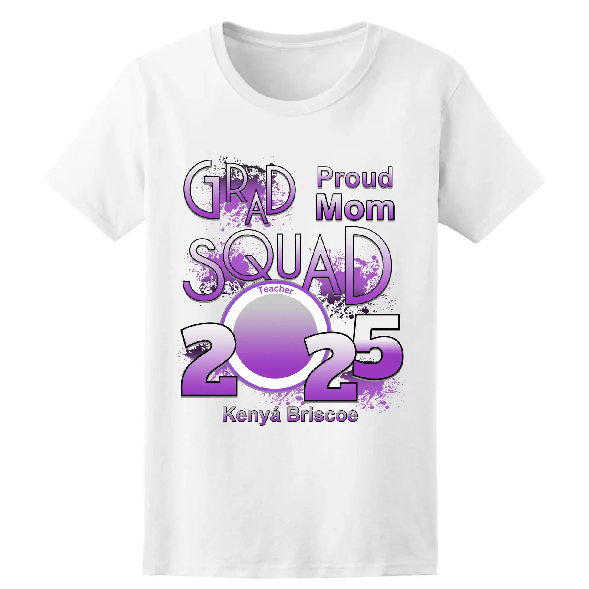 Personalized Graduation T-Shirt - Custom Name & Photo - Proud Mom, Dad, Family - Class of 2025  Ezcustomize