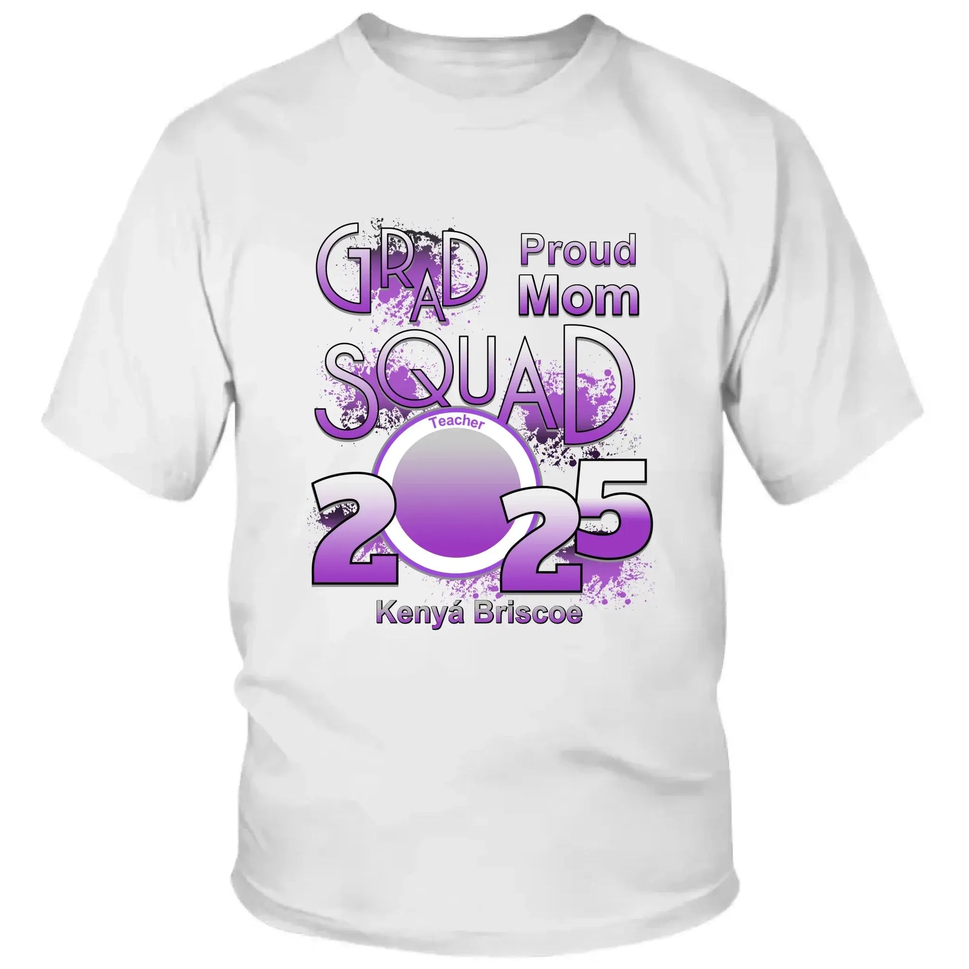 Personalized Graduation T-Shirt - Custom Name & Photo - Proud Mom, Dad, Family - Class of 2025  Ezcustomize