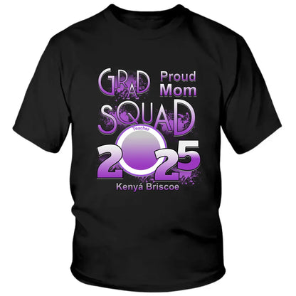 Personalized Graduation T-Shirt - Custom Name & Photo - Proud Mom, Dad, Family - Class of 2025  Ezcustomize