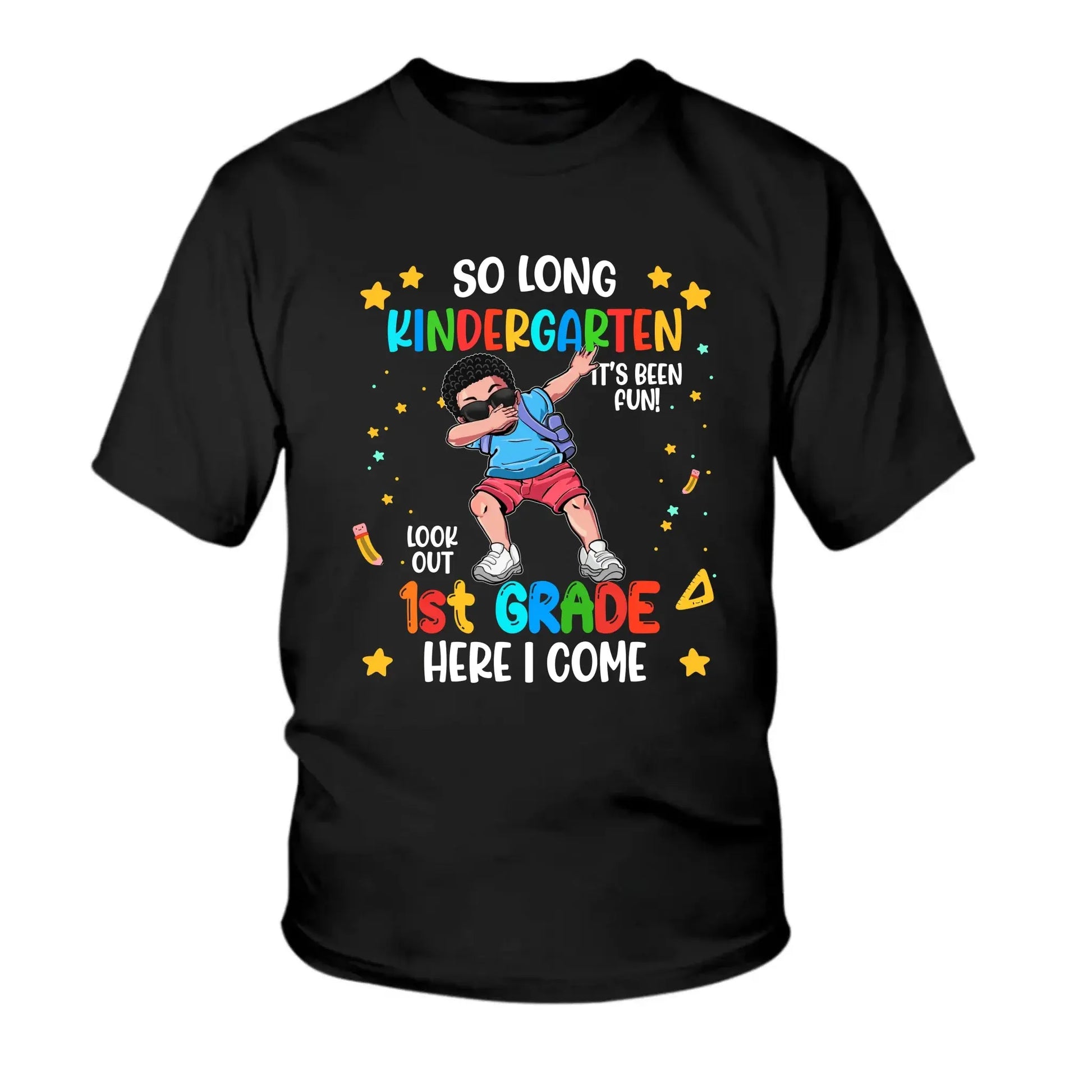Personalized Graduation Youth T-Shirt | So Long Kindergarten, Look out 1st Grade Here I Come Shirt – Custom Grade  Ezcustomize