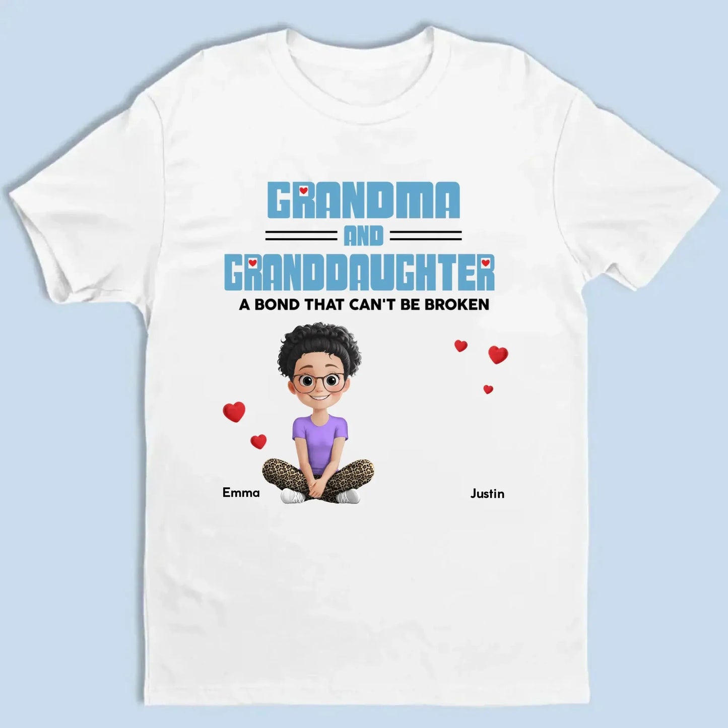 Personalized Grandma & Granddaughter Shirt, Hoodie, Sweatshirt – Custom Gift for Grandmother & Granddaughter Bond, Meaningful Family Love Keepsake  Ezcustomize