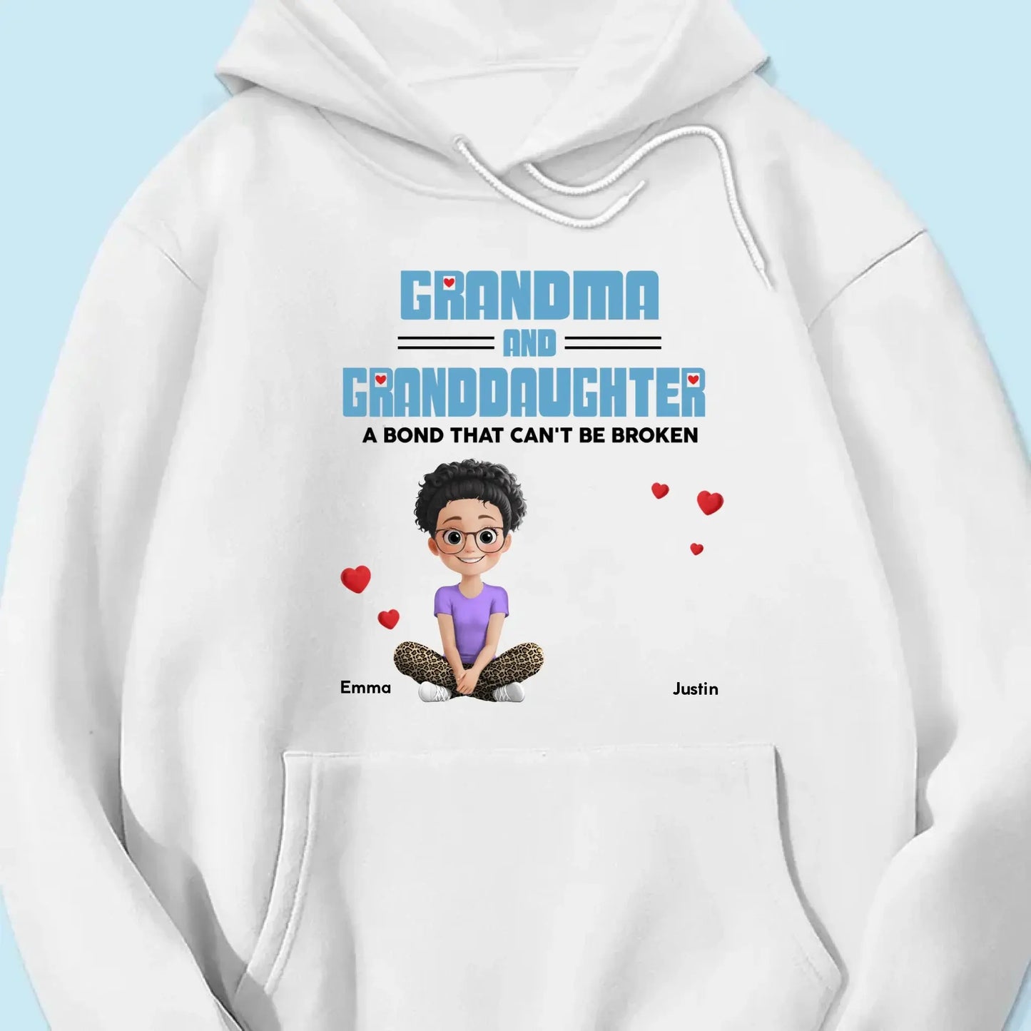 Personalized Grandma & Granddaughter Shirt, Hoodie, Sweatshirt – Custom Gift for Grandmother & Granddaughter Bond, Meaningful Family Love Keepsake  Ezcustomize