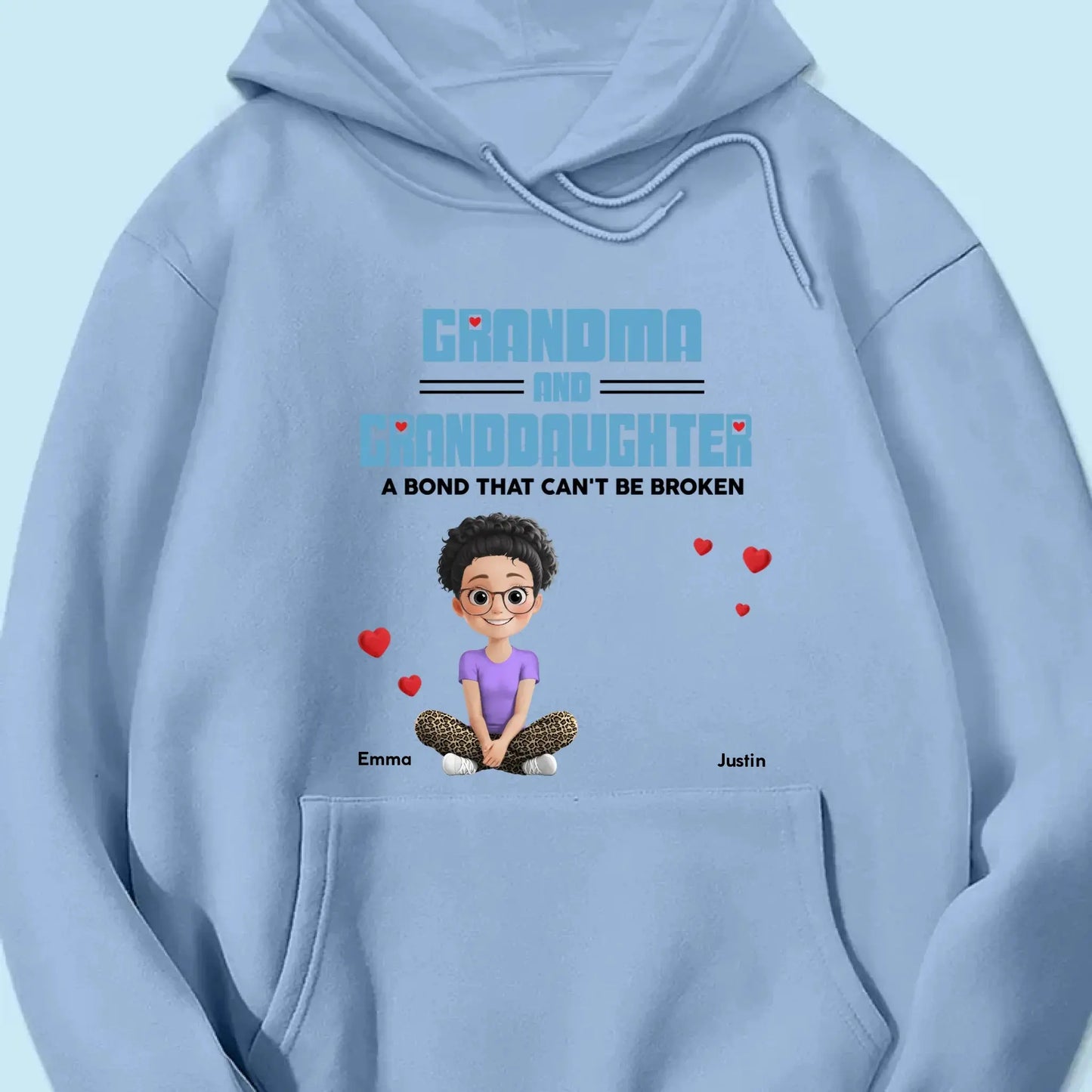 Personalized Grandma & Granddaughter Shirt, Hoodie, Sweatshirt – Custom Gift for Grandmother & Granddaughter Bond, Meaningful Family Love Keepsake  Ezcustomize