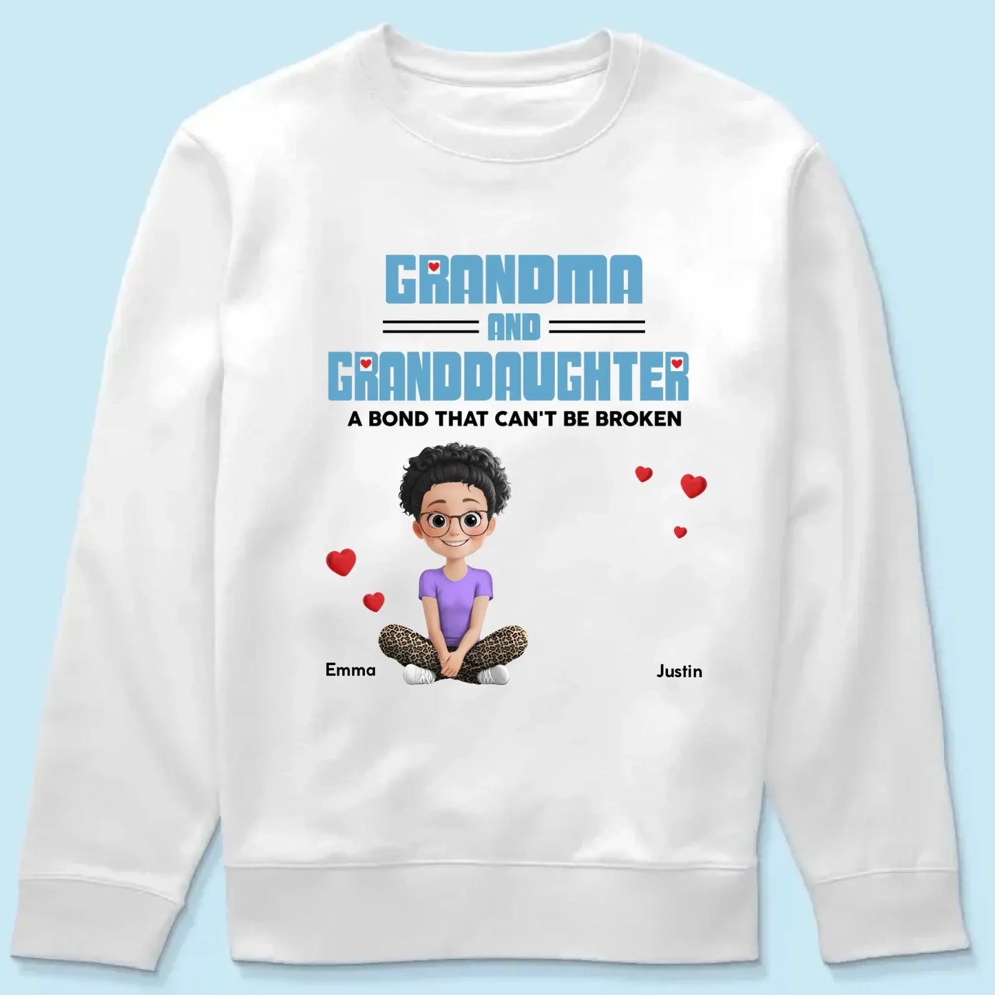 Personalized Grandma & Granddaughter Shirt, Hoodie, Sweatshirt – Custom Gift for Grandmother & Granddaughter Bond, Meaningful Family Love Keepsake  Ezcustomize
