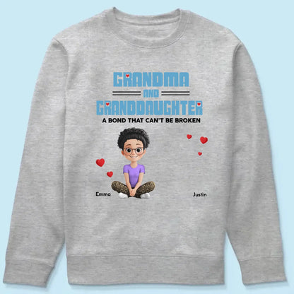 Personalized Grandma & Granddaughter Shirt, Hoodie, Sweatshirt – Custom Gift for Grandmother & Granddaughter Bond, Meaningful Family Love Keepsake  Ezcustomize