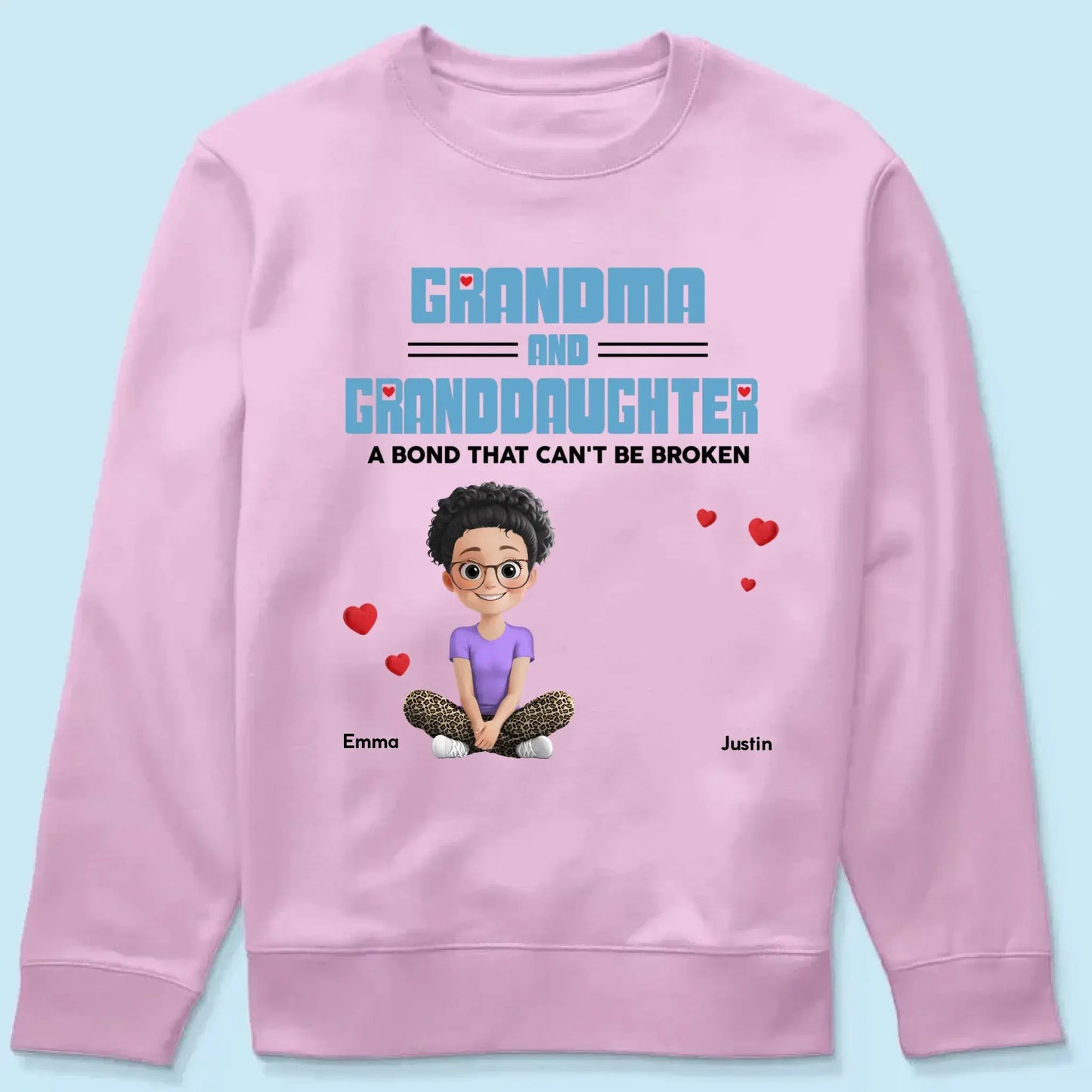 Personalized Grandma & Granddaughter Shirt, Hoodie, Sweatshirt – Custom Gift for Grandmother & Granddaughter Bond, Meaningful Family Love Keepsake  Ezcustomize