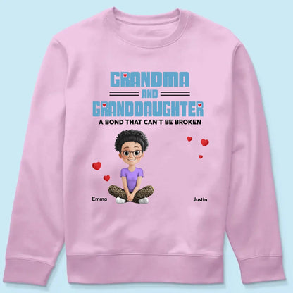 Personalized Grandma & Granddaughter Shirt, Hoodie, Sweatshirt – Custom Gift for Grandmother & Granddaughter Bond, Meaningful Family Love Keepsake  Ezcustomize