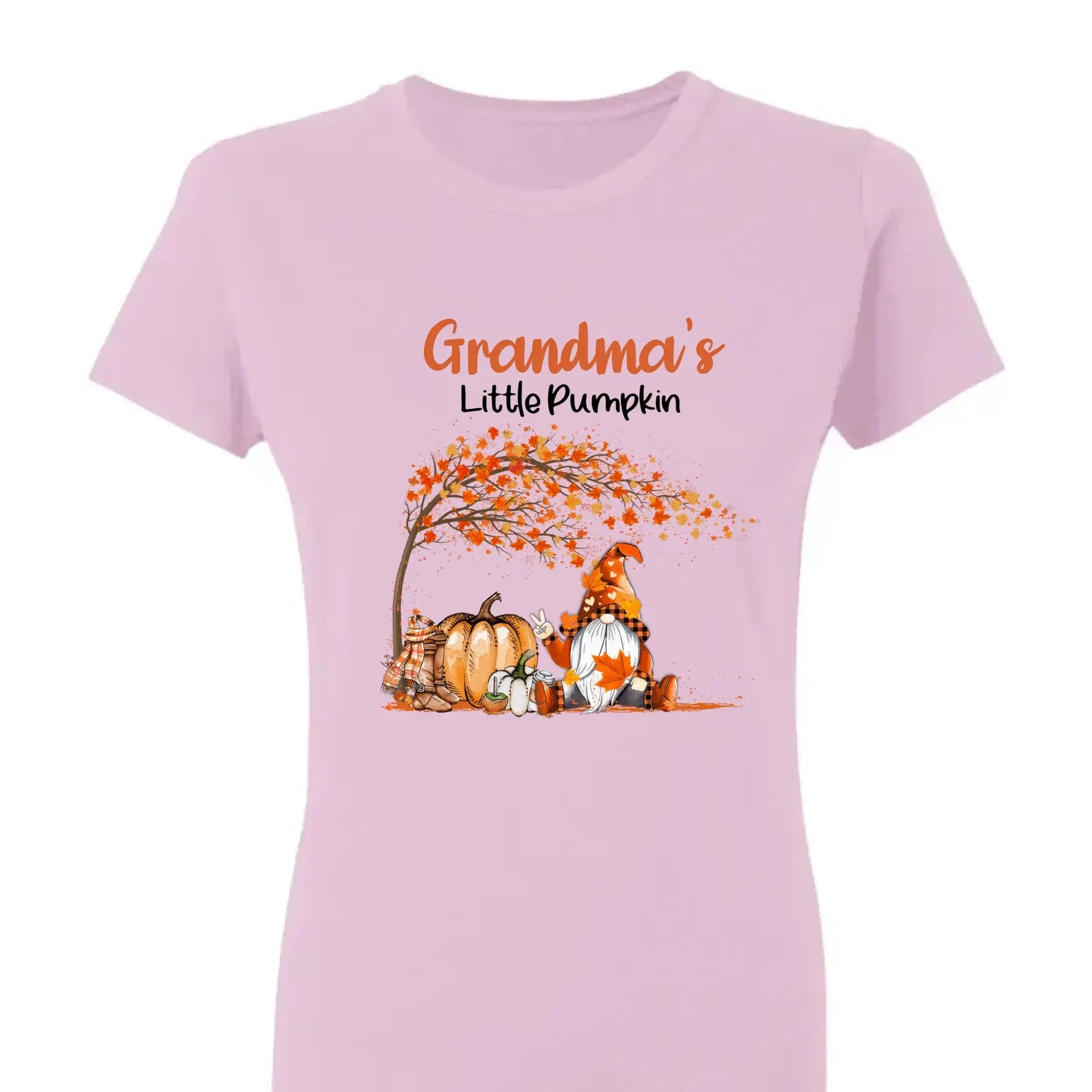 Personalized Grandma’s Little Pumpkins Shirt – Custom Fall T-Shirt with Grandkids’ Names – Cute Autumn Gift for Nana, Mimi, Mom, or Grandparent  Ezcustomize