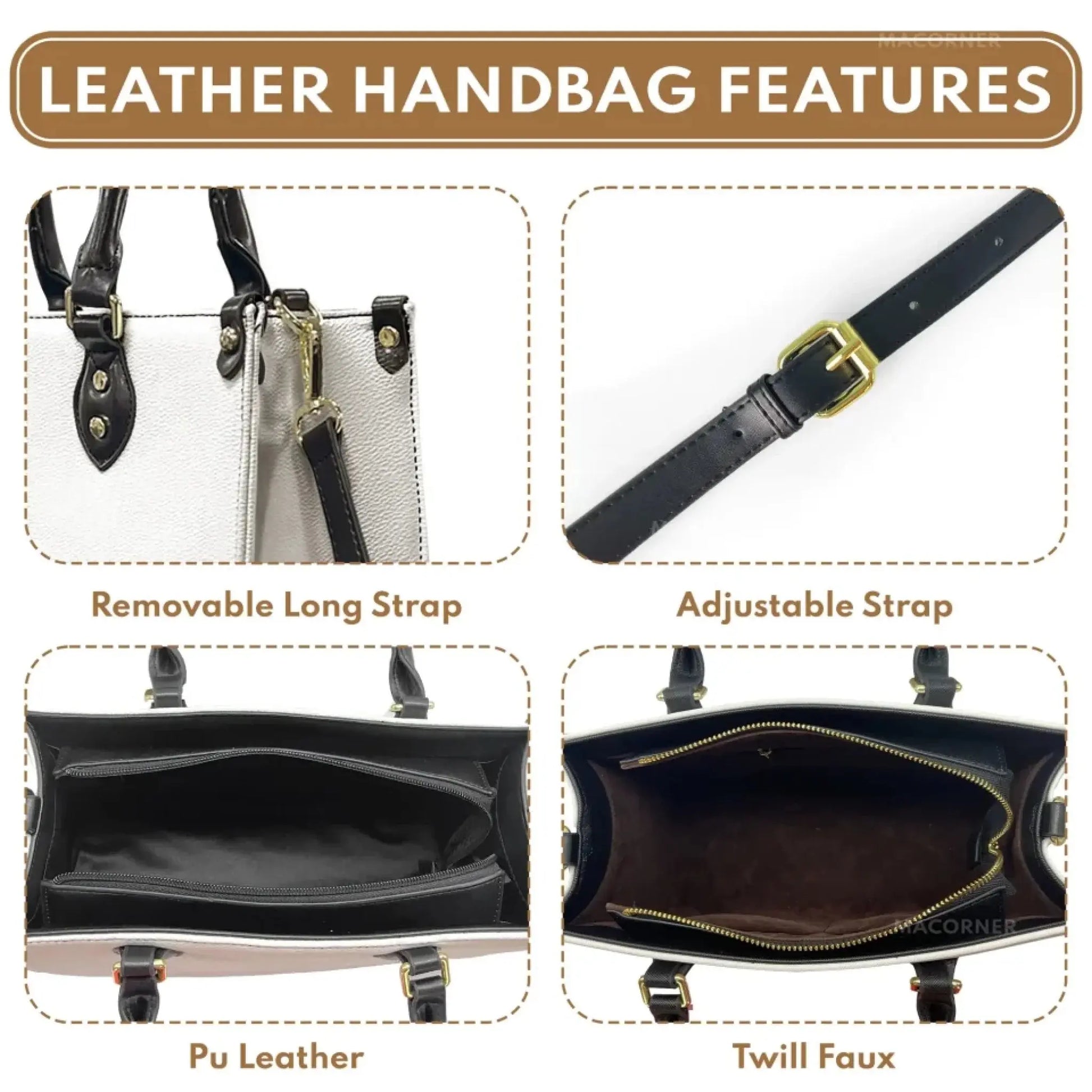 Personalized Leather Handbag for Dog Lovers – Custom Gift for Dog Moms & Dog Dads  Ezcustomize