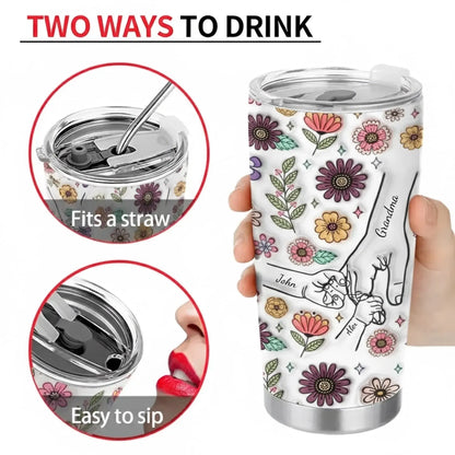 Personalized Mom Gift – 3D Printing Effect 20oz Tumbler Cup – Thoughtful Mother’s Day, Birthday & Christmas Gift for Mom  Ezcustomize