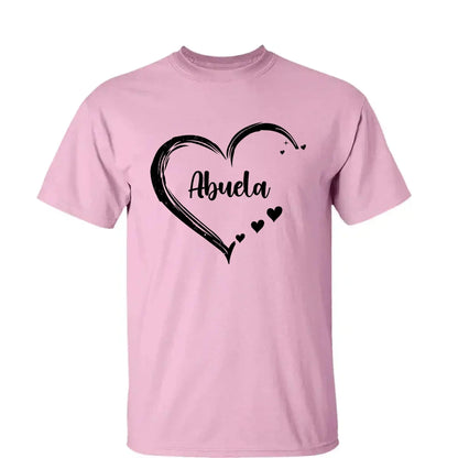 Personalized Sport Mom or Grandma Shirt – Heart Design with Custom Kids’ Names  Ezcustomize