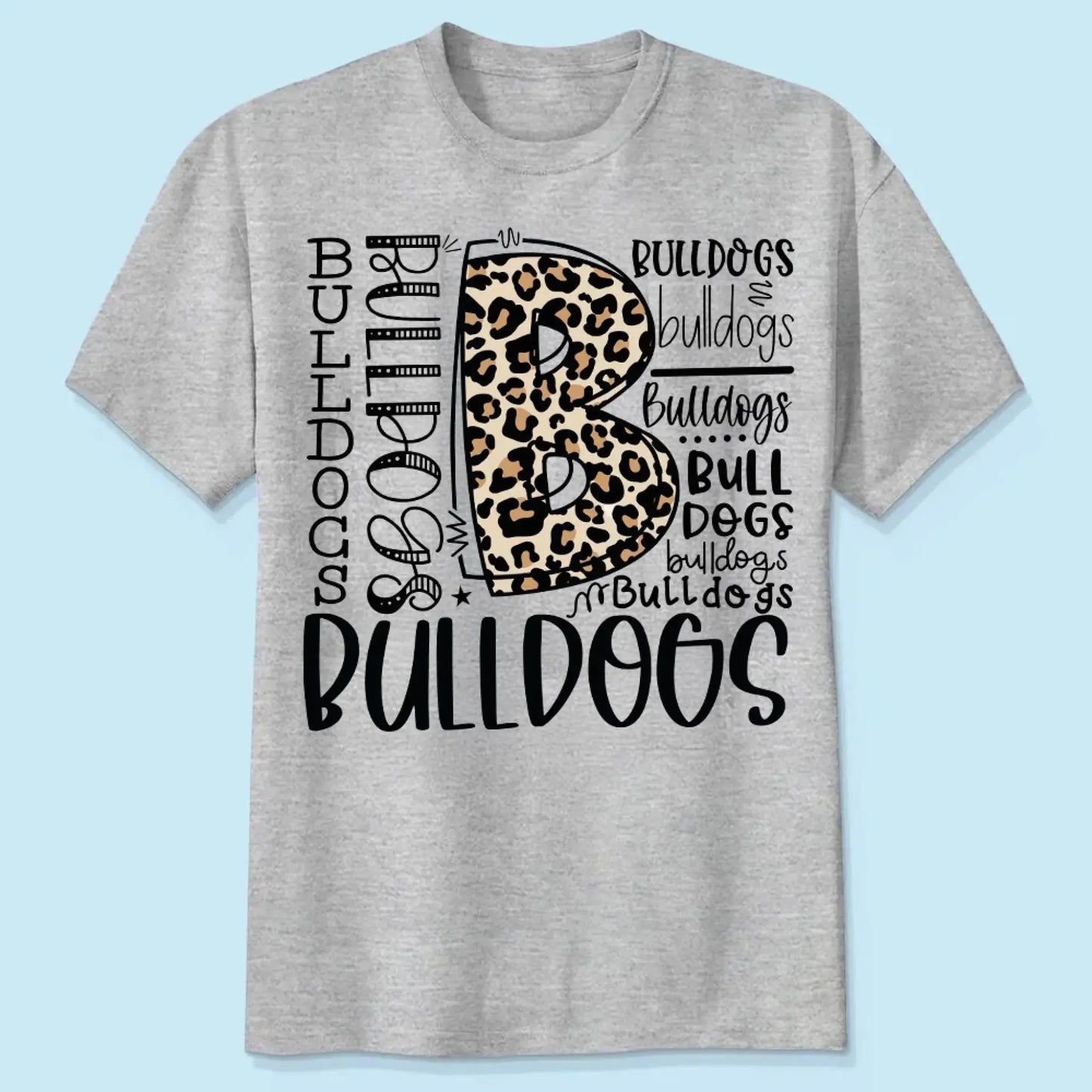 Personalized Sport Team Mascot Typography Design – Custom T-shirt/Sweatshirt/Hoodie - Game Day Spirit Tee for Fans, Family & Players  Ezcustomize