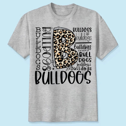 Personalized Sport Team Mascot Typography Design – Custom T-shirt/Sweatshirt/Hoodie - Game Day Spirit Tee for Fans, Family & Players  Ezcustomize