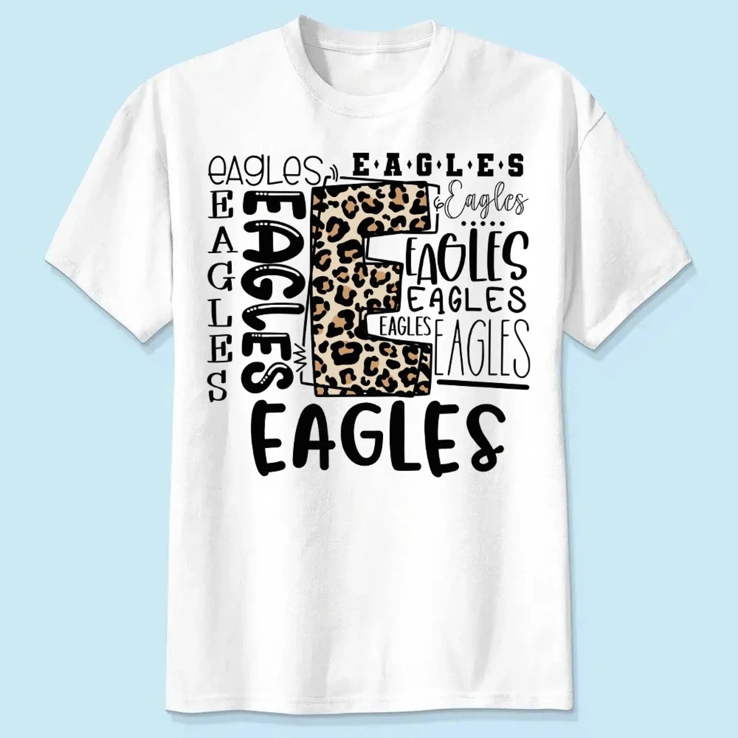 Personalized Sport Team Mascot Typography Design – Custom T-shirt/Sweatshirt/Hoodie - Game Day Spirit Tee for Fans, Family & Players  Ezcustomize