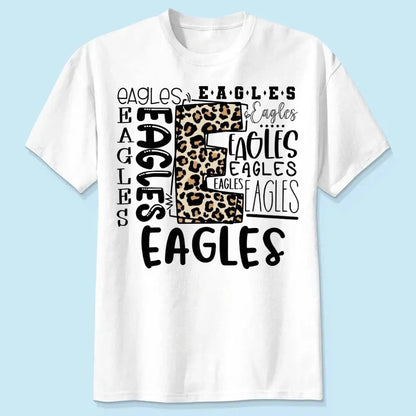 Personalized Sport Team Mascot Typography Design – Custom T-shirt/Sweatshirt/Hoodie - Game Day Spirit Tee for Fans, Family & Players  Ezcustomize
