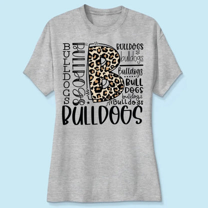 Personalized Sport Team Mascot Typography Design – Custom T-shirt/Sweatshirt/Hoodie - Game Day Spirit Tee for Fans, Family & Players  Ezcustomize