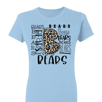 Personalized Sport Team Mascot Typography Design – Custom T-shirt/Sweatshirt/Hoodie - Game Day Spirit Tee for Fans, Family & Players  Ezcustomize