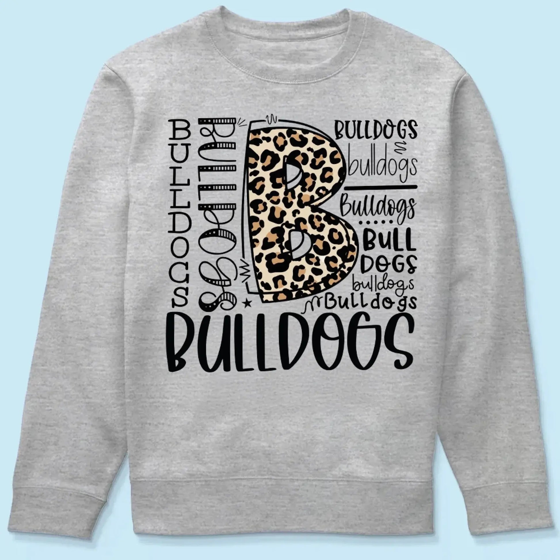 Personalized Sport Team Mascot Typography Design – Custom T-shirt/Sweatshirt/Hoodie - Game Day Spirit Tee for Fans, Family & Players  Ezcustomize