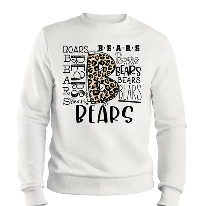 Personalized Sport Team Mascot Typography Design – Custom T-shirt/Sweatshirt/Hoodie - Game Day Spirit Tee for Fans, Family & Players  Ezcustomize