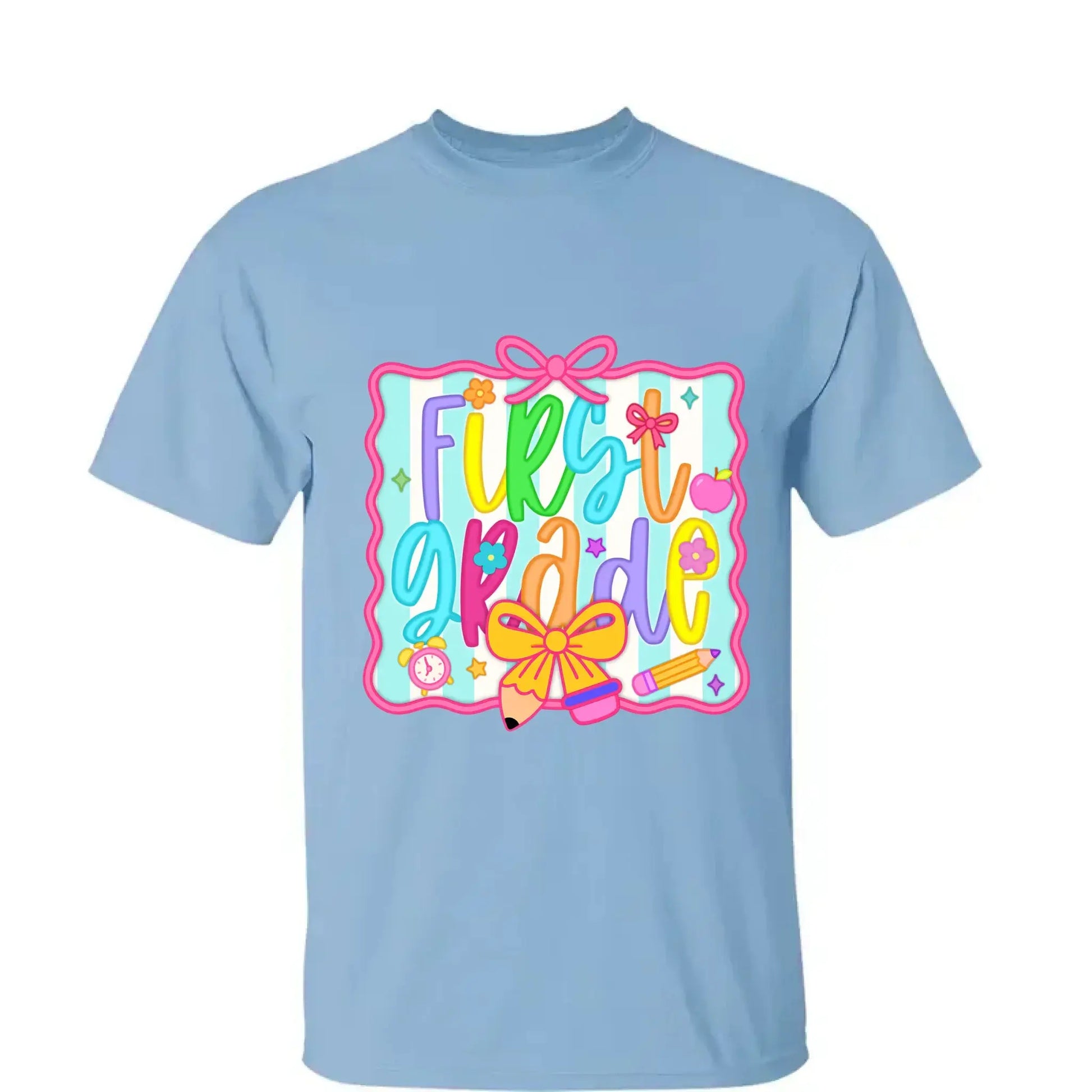 Personalized Teacher Shirt with Grade and Name – Cute Coquette Back to School Shirt for Pre-K to 5th Grade Teachers  Ezcustomize
