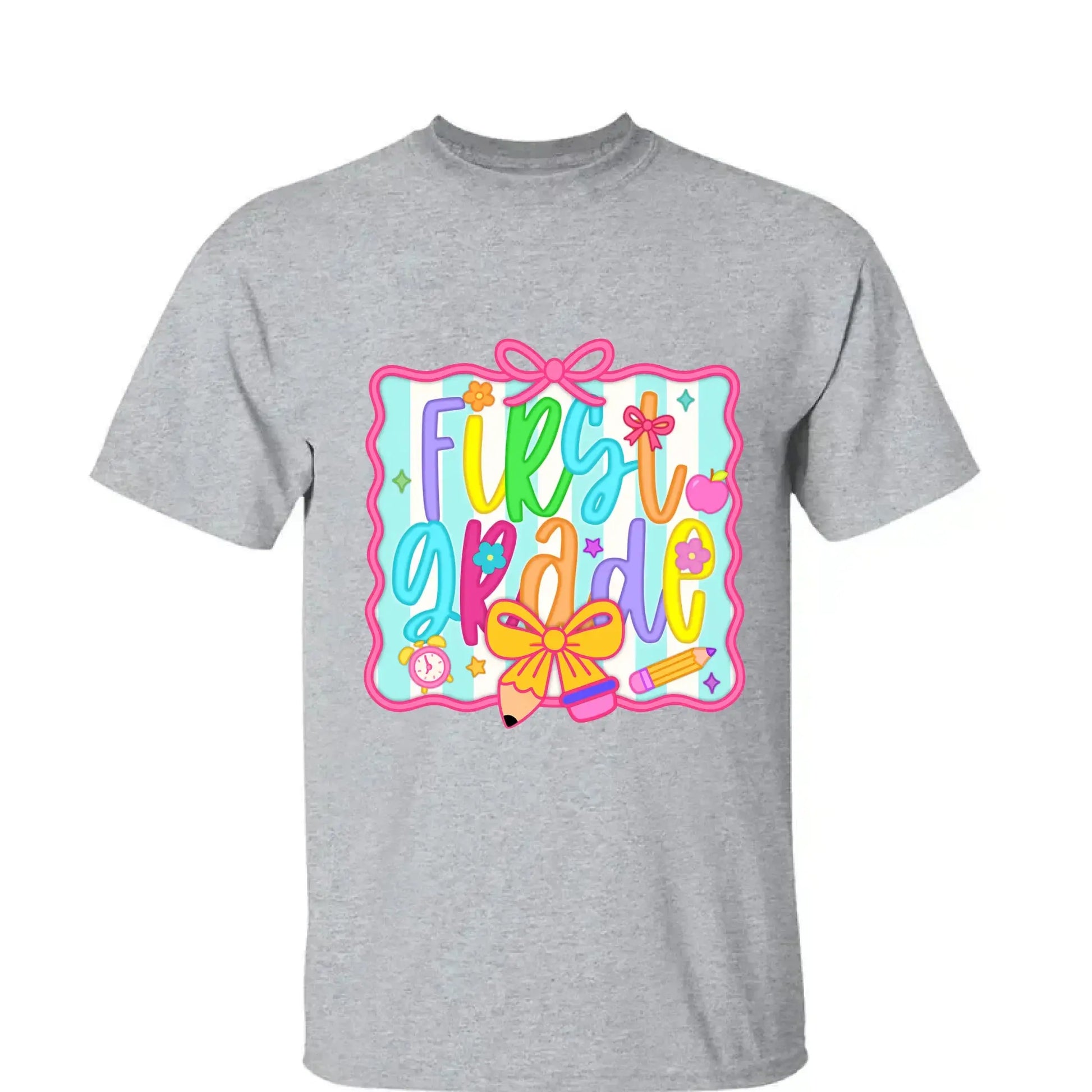 Personalized Teacher Shirt with Grade and Name – Cute Coquette Back to School Shirt for Pre-K to 5th Grade Teachers  Ezcustomize