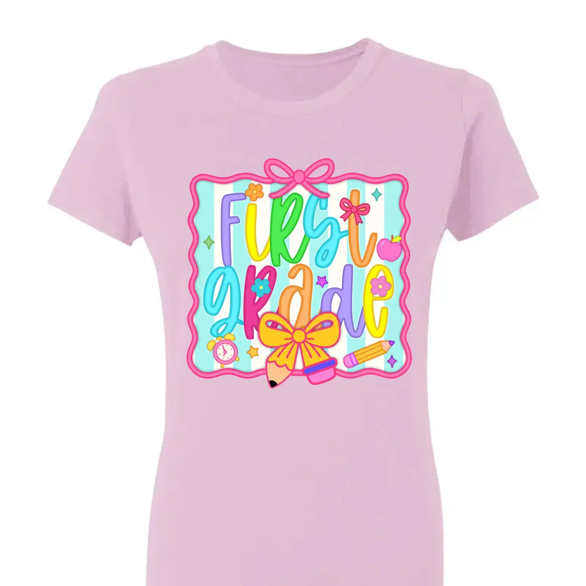 Personalized Teacher Shirt with Grade and Name – Cute Coquette Back to School Shirt for Pre-K to 5th Grade Teachers  Ezcustomize