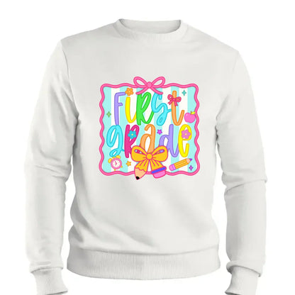 Personalized Teacher Shirt with Grade and Name – Cute Coquette Back to School Shirt for Pre-K to 5th Grade Teachers  Ezcustomize