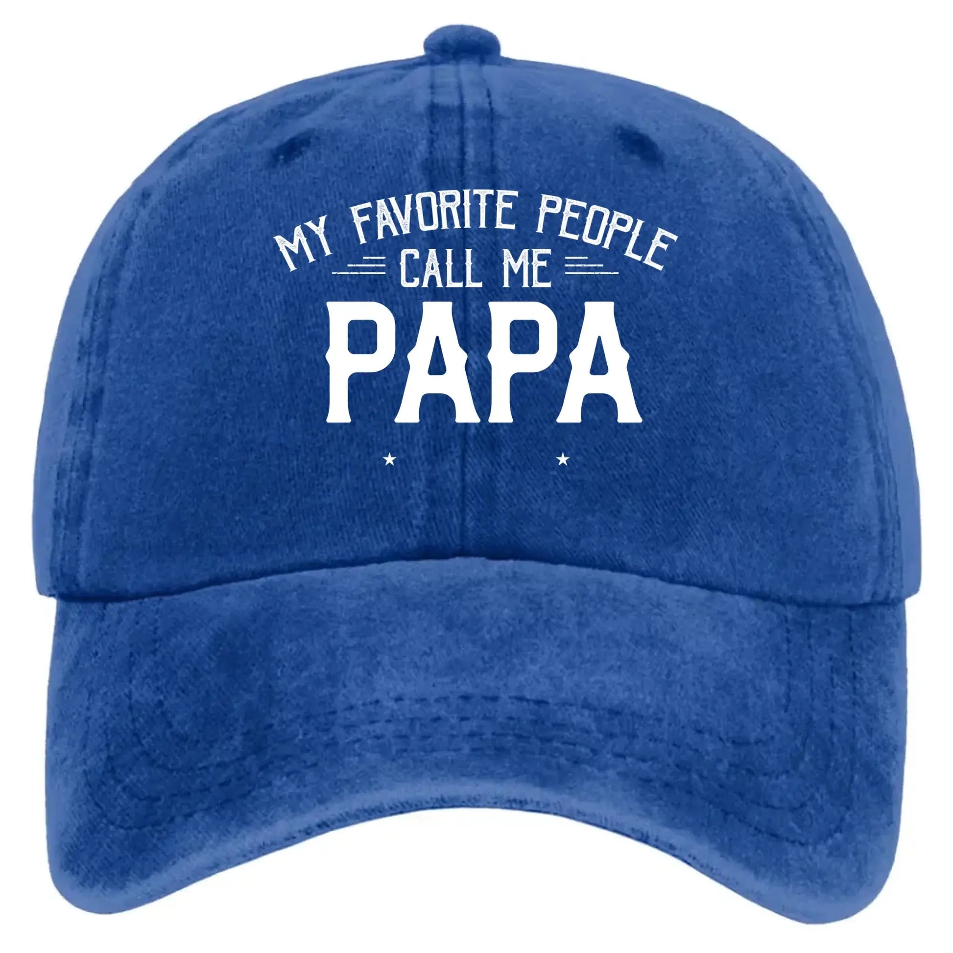 Personalized Washed Denim Cap with Kids’ Names – Custom Dad, Papa, or Grandpa Hat  Ezcustomize