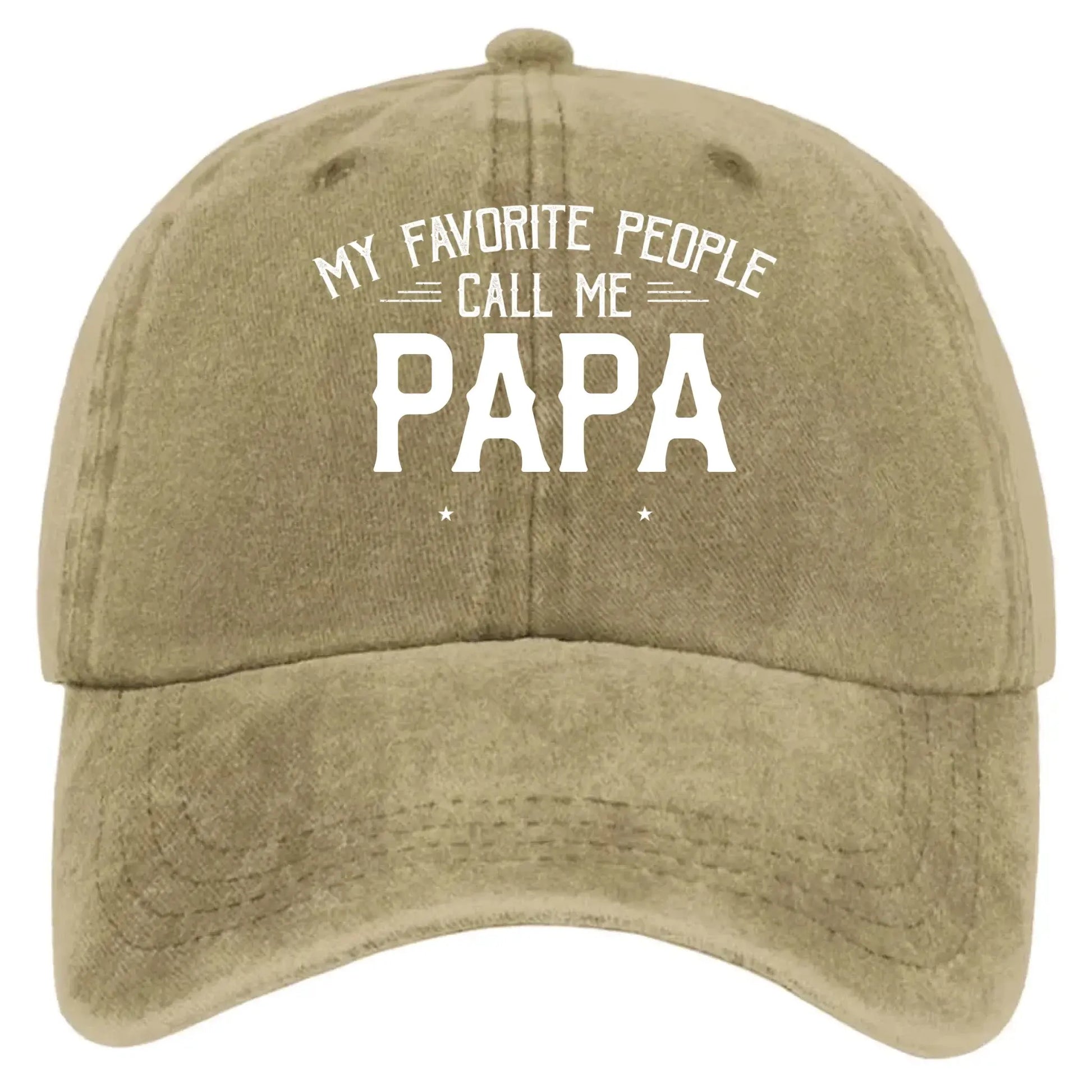 Personalized Washed Denim Cap with Kids’ Names – Custom Dad, Papa, or Grandpa Hat  Ezcustomize