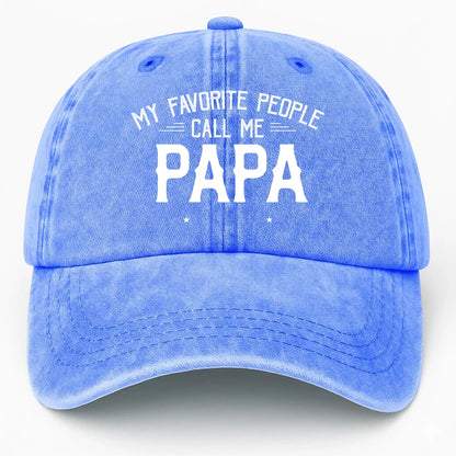 Personalized Washed Denim Cap with Kids’ Names – Custom Dad, Papa, or Grandpa Hat  Ezcustomize