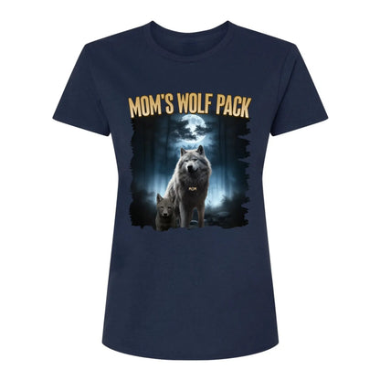 Personalized Wolf Pack Shirt for Mom, Nana, Mimi, or Grandma – Custom Family Names, Cute Gift for Mother’s Day or Birthday  Ezcustomize