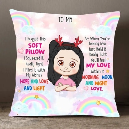 Personalized 'Hug This' Pillow - Grandma's Special Gift for Granddaughter  Ezcustomize