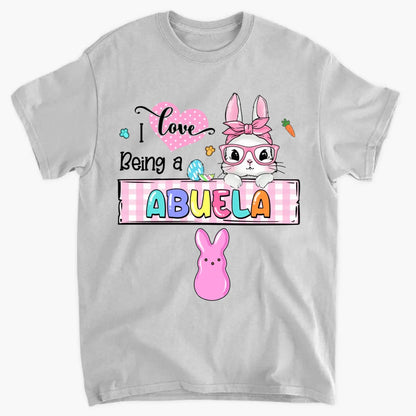 Personalized "I Love Being a Grandma" Easter Bunny Shirt – Custom Easter Gift for Grandma  Ezcustomize