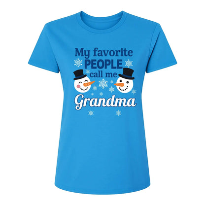Personalized "My Favorite People Call Me Grandma" Sweatshirt – Custom Grandma Shirt with Kids' Names – Family Love Gift for Grandma  Ezcustomize