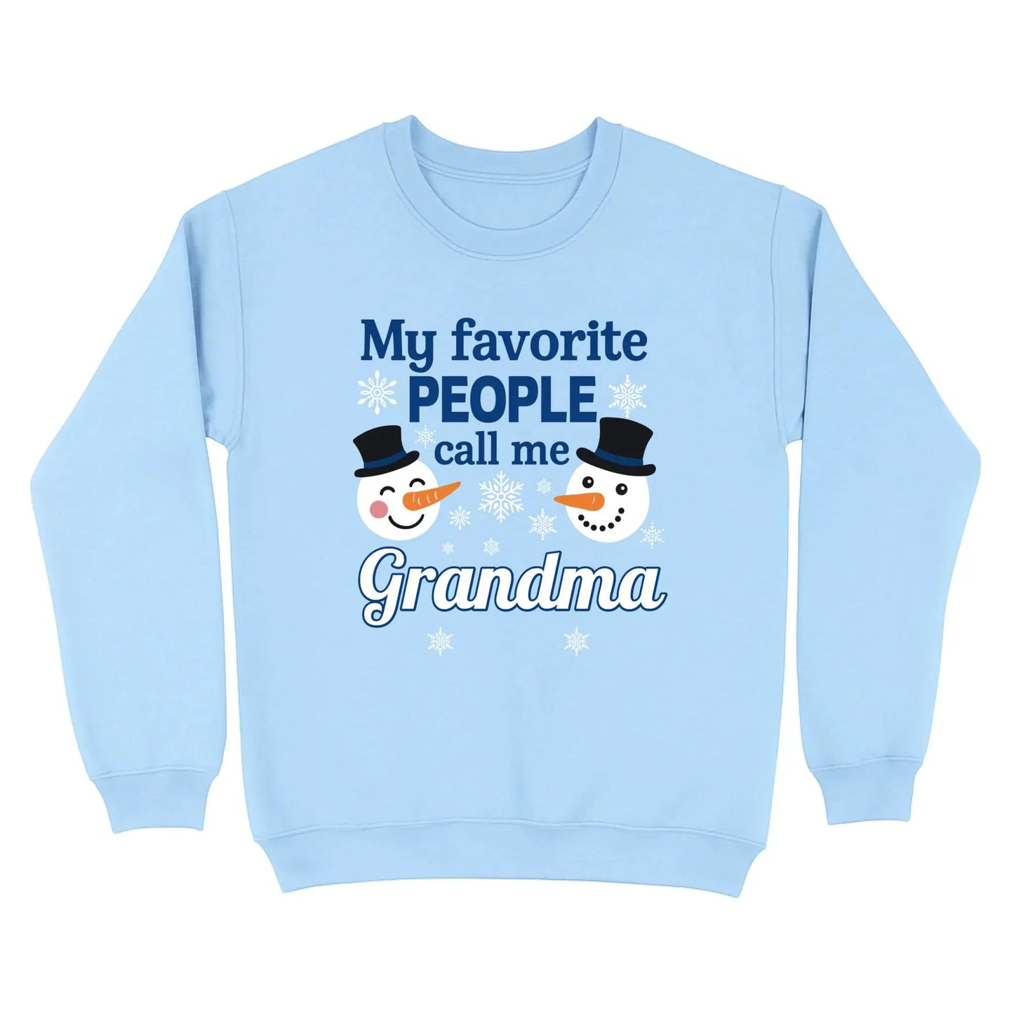 Personalized "My Favorite People Call Me Grandma" Sweatshirt – Custom Grandma Shirt with Kids' Names – Family Love Gift for Grandma  Ezcustomize