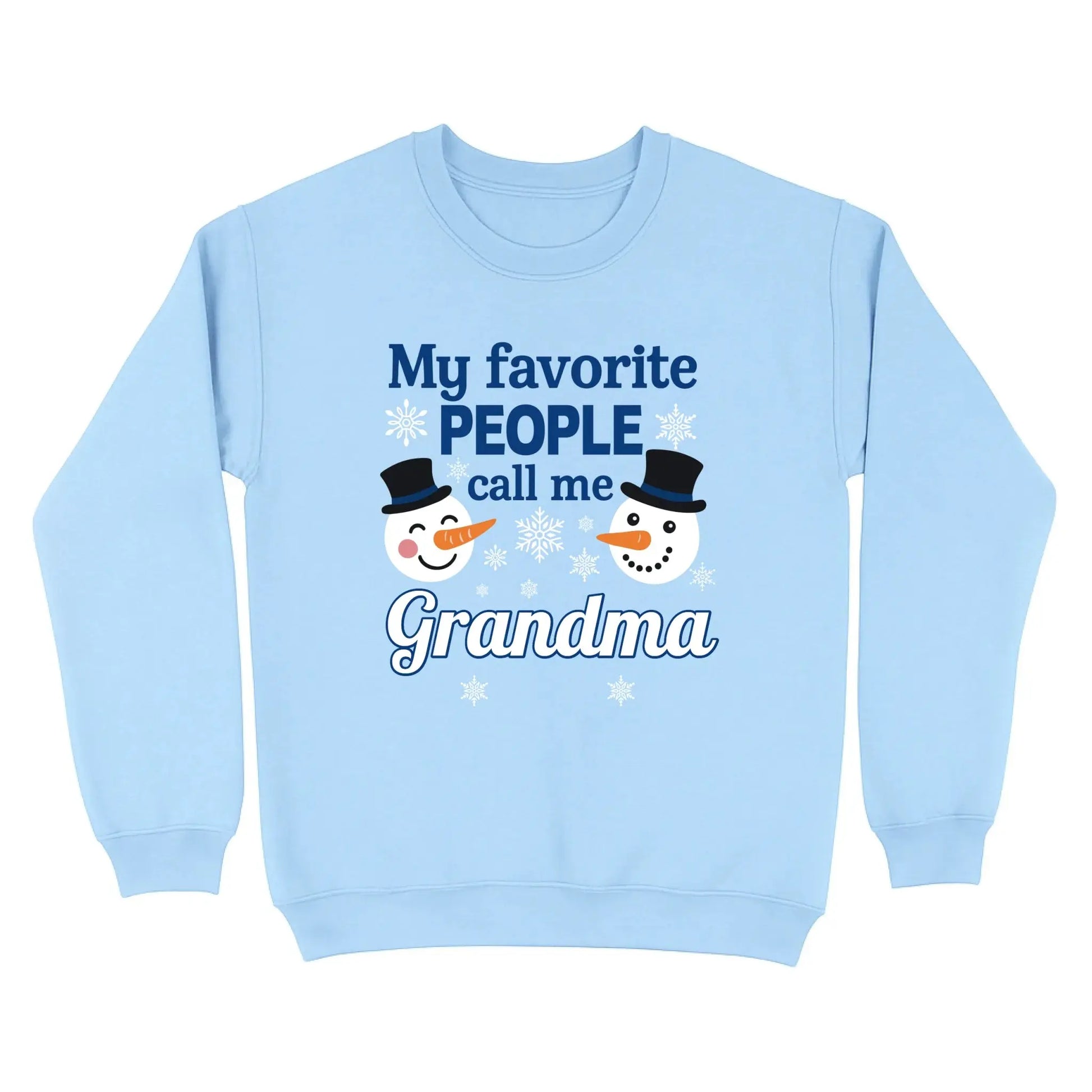 Personalized "My Favorite People Call Me Grandma" Sweatshirt – Custom Grandma Shirt with Kids' Names – Family Love Gift for Grandma  Ezcustomize